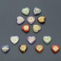 Moda decorazione, pietra preziosa, Cuore, Sostenibile, nessuno, 20x7mm, 7PC/set, Venduto da set