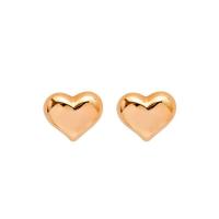 316 Stainless Steel Stud Earring, Heart, mode smykker & for kvinde, flere farver til valg, 6x7mm, Solgt af par