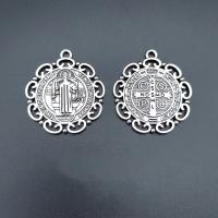 Zinc Alloy Pendants antique silver color plated vintage & DIY nickel lead & cadmium free Approx Sold By Bag