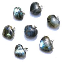 Gemstone Hängen Smycken, Ädelsten, Oregelbunden, DIY, flerfärgad, 20-30mm, Säljs av PC