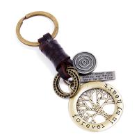 Zinc Alloy Key Lås, Koskind, med Zinc Alloy, håndlavet, mode smykker & Unisex, to forskellige farvede, 105x30mm, Solgt af PC