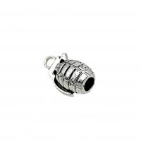 Zinc Alloy Pendants Grenade antique silver color plated vintage & DIY nickel lead & cadmium free Approx Sold By Bag