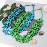 Fashion Necklace Jewelry Coconut three layers & fashion jewelry & for woman Length Approx 23.62 Inch Sold By PC