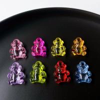 DIY ジュエリー用品, 樹脂, クマ, かわいい, 無色, ニッケル、鉛、カドミウムフリー, 20x15mm, 約 100パソコン/バッグ, 売り手 バッグ