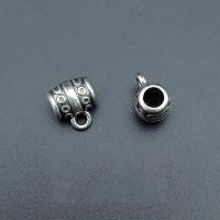 Zinc Alloy Bail Beads barrel antique silver color plated vintage & DIY nickel lead & cadmium free Approx Sold By Bag