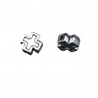 Zinc Alloy Spacer Beads Cross antique silver color plated vintage & DIY nickel lead & cadmium free Approx Sold By Bag