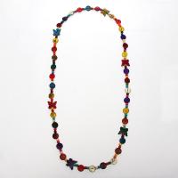 Wood Necklace Coconut with Wood fashion jewelry & for woman multi-colored Length Approx 31.5 Inch Sold By PC