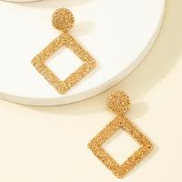 Zinc Alloy Drop Earrings Vacuum Ion Plating fashion jewelry golden nickel lead & cadmium free Sold By Pair