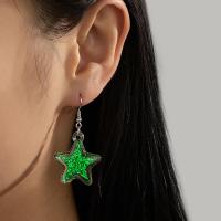 Roisín Earring, Star, jewelry faisin, dathanna níos mó le haghaidh rogha, 50x25mm, Díolta De réir Péire