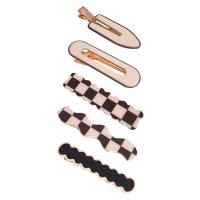 Bek Clips, Zinc Alloy, met Acryl, verschillende stijlen voor de keuze & voor vrouw, meer kleuren voor de keuze, nikkel, lood en cadmium vrij, Verkocht door PC