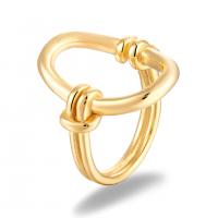 Anillo de dedo de acero inoxidable, acero inoxidable 316L, chapado, diverso tamaño para la opción & diferentes estilos para la opción & para mujer, más colores para la opción, Vendido por UD