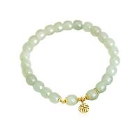 Glas Armband, met Zinc Alloy, gold plated, mode sieraden & voor vrouw, Lengte Ca 6 inch, Verkocht door PC