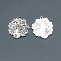 Zinc Alloy Pendants antique silver color plated vintage & DIY nickel lead & cadmium free Approx Sold By Bag