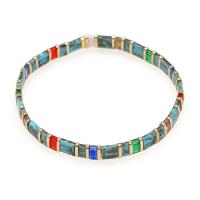 Bracelet de perles de verre, TILA-Perles, Style bohème & unisexe, couleurs mélangées, protéger l'environnement, sans nickel, plomb et cadmium, Longueur Environ 16.5 cm, Vendu par PC