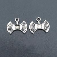 Zinc Alloy Pendants antique silver color plated vintage & DIY nickel lead & cadmium free Approx Sold By Bag