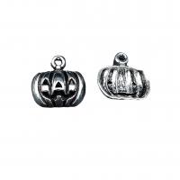 Zinc Alloy Pendants Pumpkin antique silver color plated vintage & DIY nickel lead & cadmium free Approx Sold By Bag