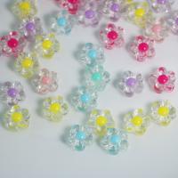 ビード・アクリル・ビーズのビード, アクリル, 花形, カラーライン, DIY, ミックスカラー, 12mm, 約 970パソコン/バッグ, 売り手 バッグ