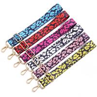 Accesorios de equipaje y bolsas de moda, Poliéster, jacquard, Longitud Ajustable & estilo popular & para mujer & patrón de leopardo, más colores para la opción, 1400x38mm, Vendido por UD