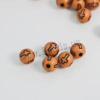 Mixed Acrylic Beads Round DIY brown 10mm Approx Sold By Bag