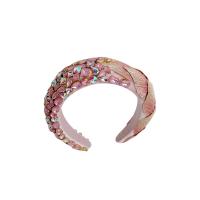 Hair Bands Velveteen with Sponge fashion jewelry & with rhinestone Sold By PC