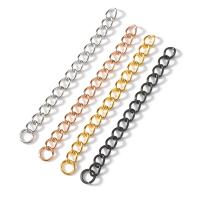 Rostfritt stål Extender Chain, 304 rostfritt stål, DIY, fler färger för val, 3mm, Längd Ca 2 inch, Säljs av PC