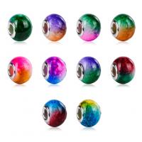 Stoving Varnish Glass Beads fashion jewelry & for woman mixed colors Approx 5mm Sold By Bag