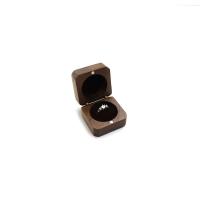 Legno Anello Box, Portatile & Sostenibile, nessuno, 48x48mm, Venduto da PC