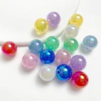 Jelly Stijl Acryl Kralen, Ronde, DIY, meer kleuren voor de keuze, 16mm, Gat:Ca 3mm, 10pC's/Bag, Verkocht door Bag