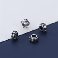 925 sterling silver Spacer Bead, Rondelle, Vintage & DIY, 6.20x3.60mm, Hål:Ca 3mm, Säljs av PC