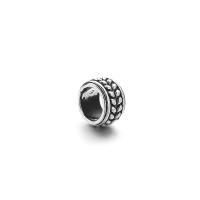 925 sterling silver Spacer Bead, Vintage & DIY, 6x3.50mm, Hål:Ca 4mm, Säljs av PC