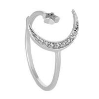 Indkøbskurv fingerring, Zinc Alloy, platin farve forgyldt, mode smykker & forskellige stilarter for valg & for kvinde & med rhinestone, nikkel, bly & cadmium fri, Solgt af PC