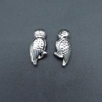 Zinc Alloy Spacer Beads Owl antique silver color plated vintage & DIY nickel lead & cadmium free Approx Sold By Bag