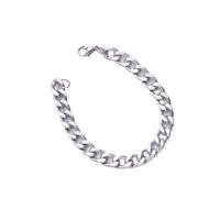 Titanium Steel Bracelet polished & Unisex original color 7mm Sold By PC