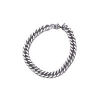 Titan Stål Armband, polerad, olika längd för val & för människan, ursprungliga färgen, 7mm, Säljs av PC