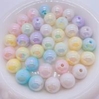 Plated Acrylic Beads Round DIY 16mm Sold By Bag