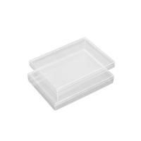 Polystyrene Storage Box Rectangle dustproof clear Sold By PC