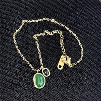 Sinc Alloy Anklet, le Jade, le 1.97inch slabhra extender, jewelry faisin & do bhean, órga, nicil, luaidhe & caidmiam saor in aisce, Díolta Per Thart 7.87 Inse Snáithe