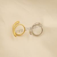 Stainless Steel Finger Ring 304 Stainless Steel Vacuum Ion Plating fashion jewelry & for woman 17mm Sold By PC