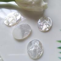 Shell-Cabochons, bianco conchiglia, DIY & formato differente per scelta, bianco, 10PC/borsa, Venduto da borsa