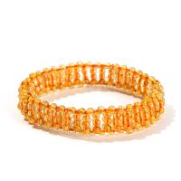 Pulseras de Moda, cuarzo rutilado, Esférico, Joyería & para mujer, dorado, 12mm, longitud aproximado 19 cm, Vendido por UD