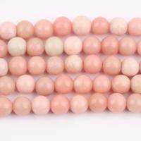 Vegyes Gemstone gyöngyök, Pink Opal, Kerek, csiszolt, DIY & különböző méretű a választás, Naponta eladott Kb 37 cm Strand