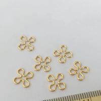 Täytetty kultakoru, Kulta-täytetty, Neljä Leaf Clover, 14K kullantäyteinen, tee-se-itse & ontto, 8x10mm,0.75mm, Myymät PC