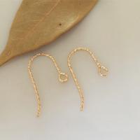 Gioielli d'oro riempito, Gold-filled, 14K pieno d'oro, DIY, 20x12mm, 0.71mm, Venduto da coppia