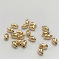 Fyllda guldsmycken, Guld-fyllda, Olive, 14K guldfyllt, DIY, 3x5mm, Hål:Ca 0.9mm, Säljs av PC