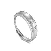 Vinger Ring in edelstaal, 316L roestvrij staal, Verstelbare & mode sieraden & voor vrouw, meer kleuren voor de keuze, inner diameter:17~21mm, Verkocht door PC