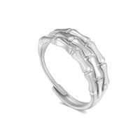 Vinger Ring in edelstaal, 316L roestvrij staal, Verstelbare & mode sieraden & voor vrouw, meer kleuren voor de keuze, inner diameter:17~21mm, Verkocht door PC