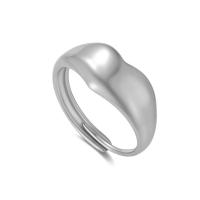 Rustfrit stål fingre Ringe, 316L Stainless Steel, Heart, Justerbar & mode smykker & for kvinde, flere farver til valg, inner diameter:17~21mm, Solgt af PC