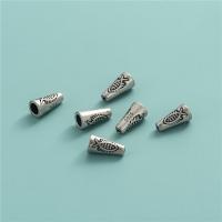 argent sterling 925 perle d'entretoise, Vintage & DIY, 4.80x9.20mm, Trou:Environ 1mm, Vendu par PC