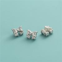 925 Sterling Silver Spacer Bead, Bowknot, DIY, silver, 10.70x8.20mm, Hål:Ca 1.8mm, Säljs av PC