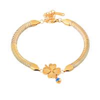 Bracelet Evil Eye bijoux, acier inoxydable 316L, avec 1.97inch chaînes de rallonge, bijoux de mode & pour femme, plus de couleurs à choisir, 15mm, Longueur Environ 6.69 pouce, Vendu par PC